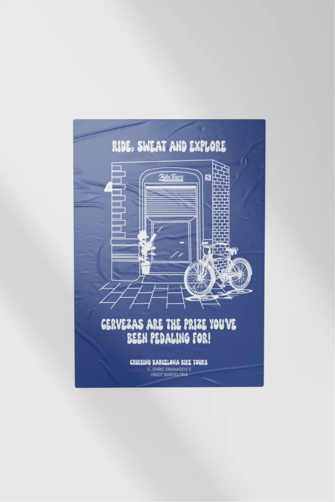 Poster grafisch ontwerp voor klant door Design Studio Yellow in Tilburg